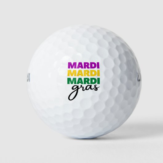 Mardi Gras Golfball (Vorderseite)