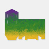 Mardi Gras Gradient Geschenkschachtel (Ungefaltet)
