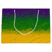 Mardi Gras Gradient Große Geschenktüte (Vorderseite)