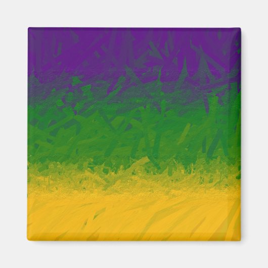 Mardi Gras Gradient Magnet (Vorne)