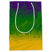 Mardi Gras Gradient Mittlere Geschenktüte (Vorderseite)