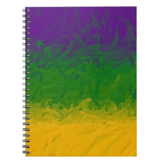 Mardi Gras Gradient Notizblock (Vorderseite)