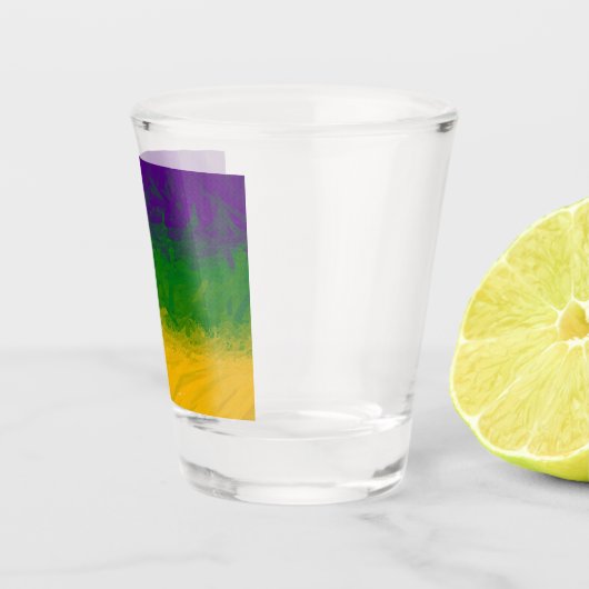 Mardi Gras Gradient Schnapsglas (Rechts)