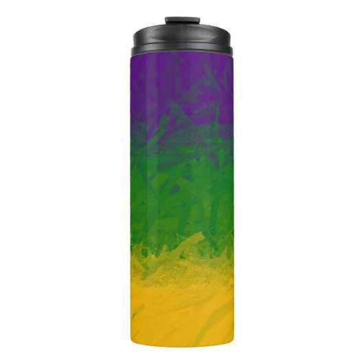 Mardi Gras Gradient Thermosbecher (Vorderseite)