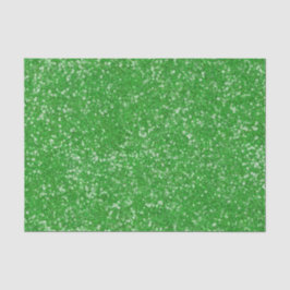 Mardi Gras Green Solid Color Imitats Glitzer Bling Seidenpapier