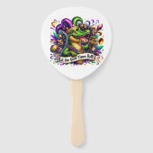 Mardi Gras Handfächer (Rückseite)