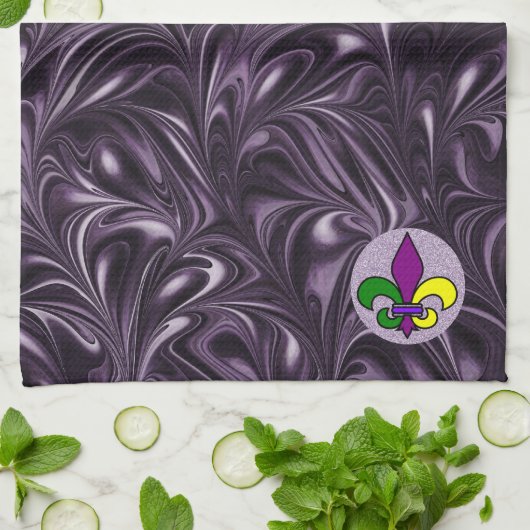 Mardi Gras Handtuch (Gefaltet)
