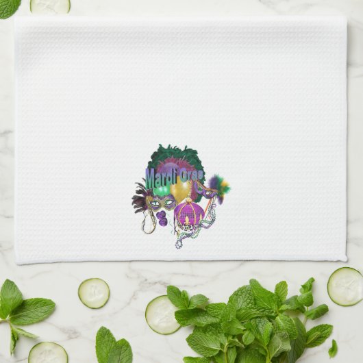 Mardi Gras Handtuch (Gefaltet)