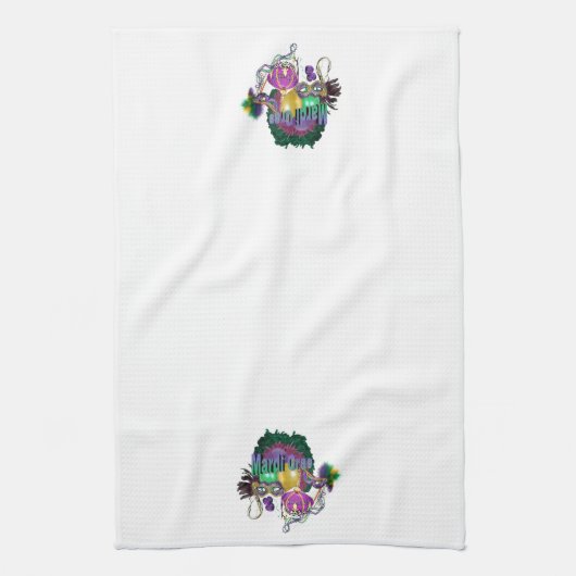 Mardi Gras Handtuch (Vertikal)