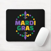 Mardi Gras Happy Mardi Gras Carnival Mousepad (Mit Mouse)