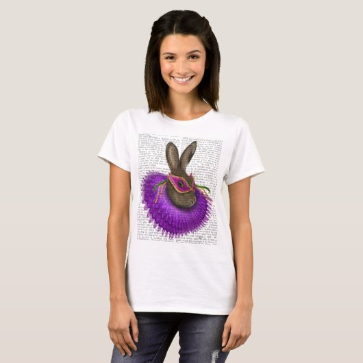 Mardi Gras Hare 2 T-Shirt (Vorne ganz)