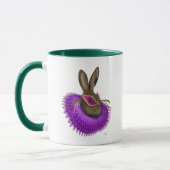 Mardi Gras Hare 2 Tasse (Links)
