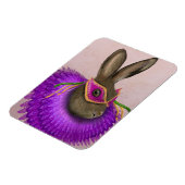 Mardi Gras Hare 4 Magnet (Linke Seite)