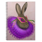 Mardi Gras Hare 4 Notizblock (Vorderseite)