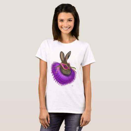 Mardi Gras Hare 4 T-Shirt (Vorne ganz)