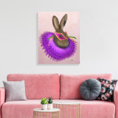 Mardi Gras Hare Leinwanddruck (Insitu (Wohnzimmer))