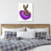 Mardi Gras Hare Leinwanddruck (Insitu (Schlafzimmer))