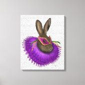 Mardi Gras Hare Leinwanddruck (Vorderseite)