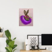 Mardi Gras Hare Poster (Heimbüro)