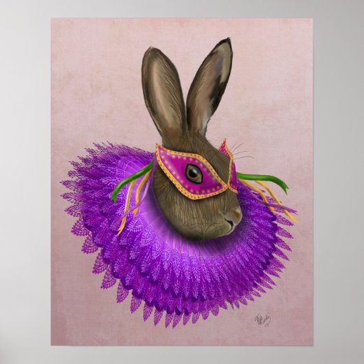 Mardi Gras Hare Poster (Vorne)