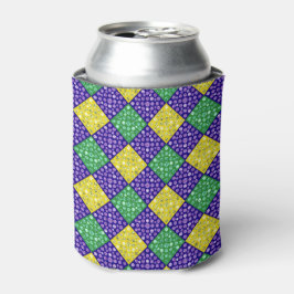 Mardi Gras Harlequin Diamond Karnevalsmuster Dosenkühler