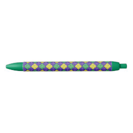 Mardi Gras Harlequin Diamond Karnevalsmuster Kugelschreiber