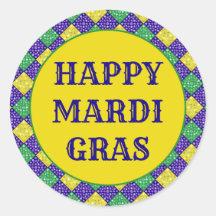 Mardi Gras Harlequin Diamond Karnevalsmuster