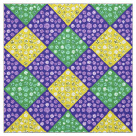 Mardi Gras Harlequin Diamond Karnevalsmuster Stoff