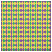 Mardi Gras Harlequin Diamonds Pattern Stoff (Muster)