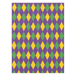 Mardi Gras Harlequin Green Lila Gold Tischdecke