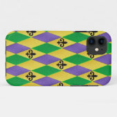 Mardi Gras Harlequin Lilie Case-Mate iPhone Hülle (Rückseite (Horizontal))