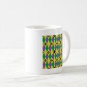 Mardi Gras Harlequin Lilie Kaffeetasse (VorderseiteRechts)
