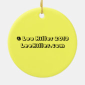 Mardi Gras Harlequin Lilie Keramik Ornament (Hinten)