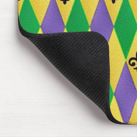 Mardi Gras Harlequin Lilie Mousepad (Ecke)