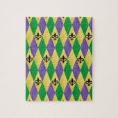 Mardi Gras Harlequin Lilie Puzzle (Vertikal)