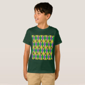 Mardi Gras Harlequin Lilie T-Shirt (Vorne ganz)