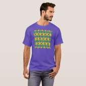 Mardi Gras Harlequin Lilie T-Shirt (Vorne ganz)