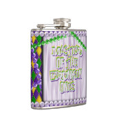 Mardi Gras Harlequin Pattern, Beads, Lilie Flachmann (Rechts)