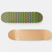 Mardi Gras Harlequin Pattern Skate Deck - med Skateboard (Horizontal)
