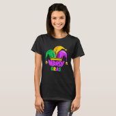 Mardi Gras Hat Mardi Gras Karneval Kostüm Idee T-Shirt (Vorne ganz)