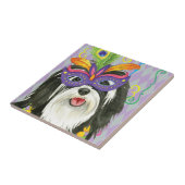 Mardi Gras Havanese Fliese (Seite)