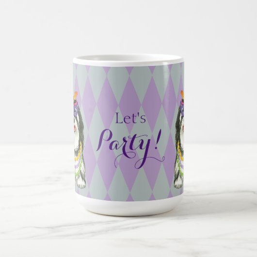 Mardi Gras Havanese Kaffeetasse (Mittel)