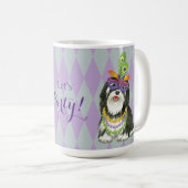Mardi Gras Havanese Kaffeetasse (VorderseiteRechts)