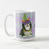 Mardi Gras Havanese Kaffeetasse (Links)
