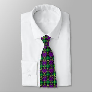 Mardi Gras Herren Krawatte