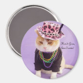 Mardi Gras, hier komme ich! Magnet (Vorderseite/Rückseite)