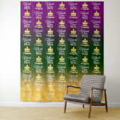 Mardi Gras | Hintergrund für Schritt und Foto wied Wandteppich (Beispiel)