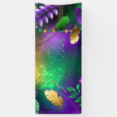 Mardi-Gras-Hintergrund mit Perlen Banner (Vertikal)