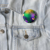 Mardi-Gras-Hintergrund mit Perlen Button (Beispiel)