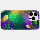 Mardi-Gras-Hintergrund mit Perlen Case-Mate iPhone Hülle (Rückseite (Horizontal))